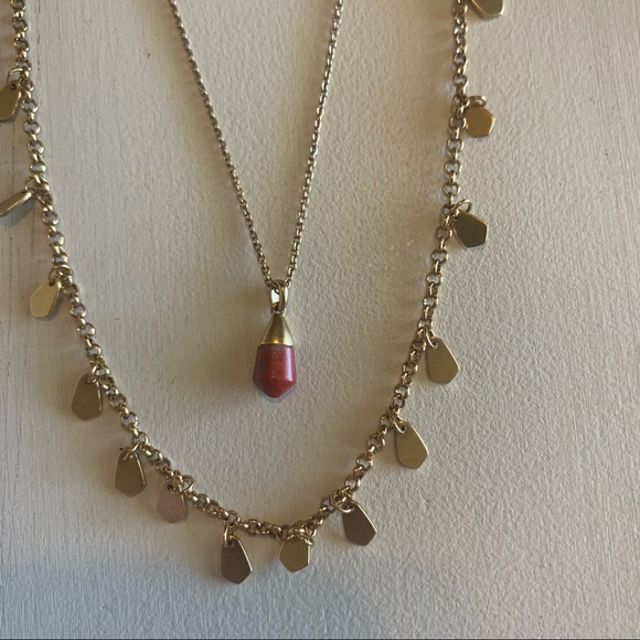 Kendra Scott Freida Vintage Gold Burnt Sienna Howlite - Picture 2 of 8